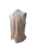 Rev war tan wool vest